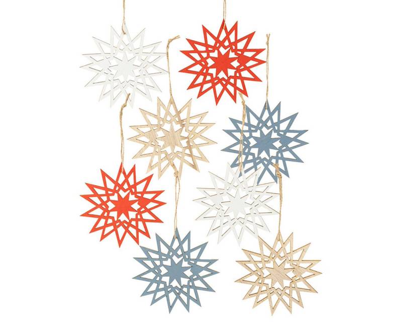 Viana Christbaumschmuck Holzsterne Weihnachten zum Aufhängen Dekoration Fenster Baum Viana Christbaumschmuck Holzsterne Weihnachten zum Aufhängen Dekoration Fenster Baum von Viana