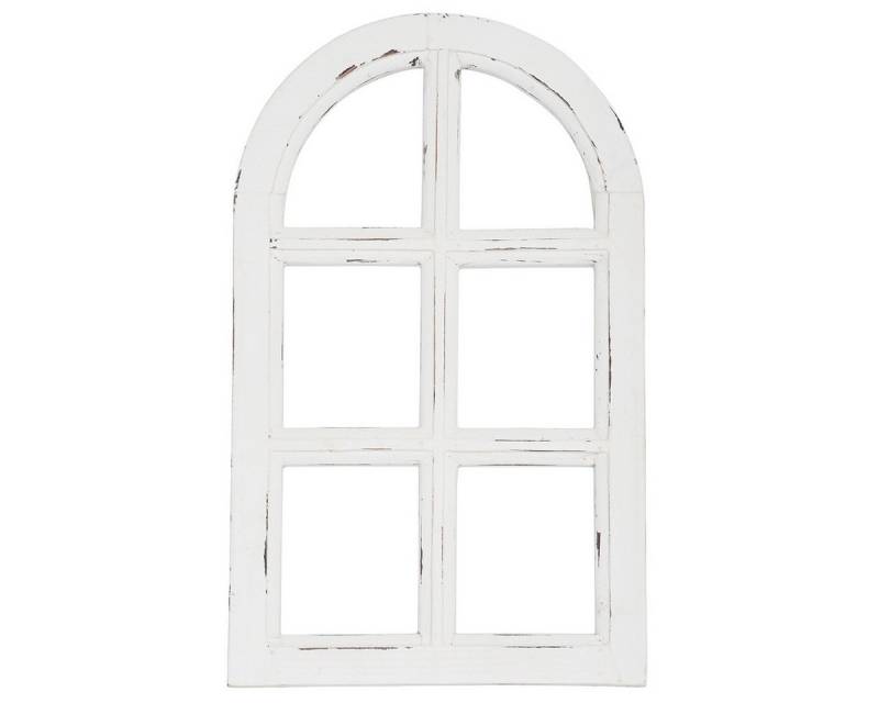 Viana Dekofigur Holzdeko Shabby Chic Deko Fenster Rahmen Holz Weiß Vintage Stil von Viana