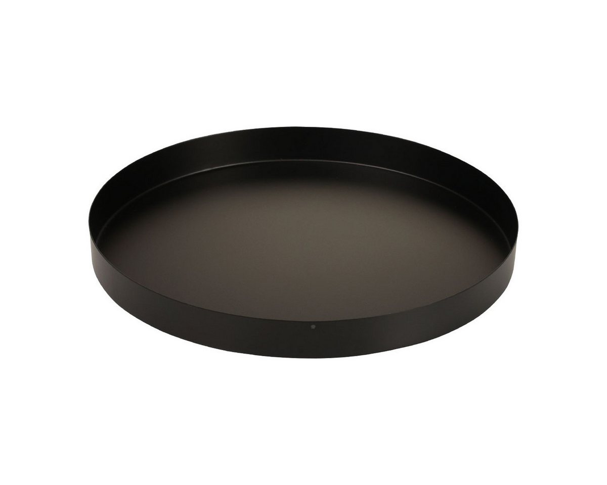 Viana Dekotablett Schwarzes Metall Deko Tablett Rund Ø25cm Kerzentablett 2er Set für Viana Dekotablett Schwarzes Metall Deko Tablett Rund Ø25cm Kerzentablett 2er Set für von Viana