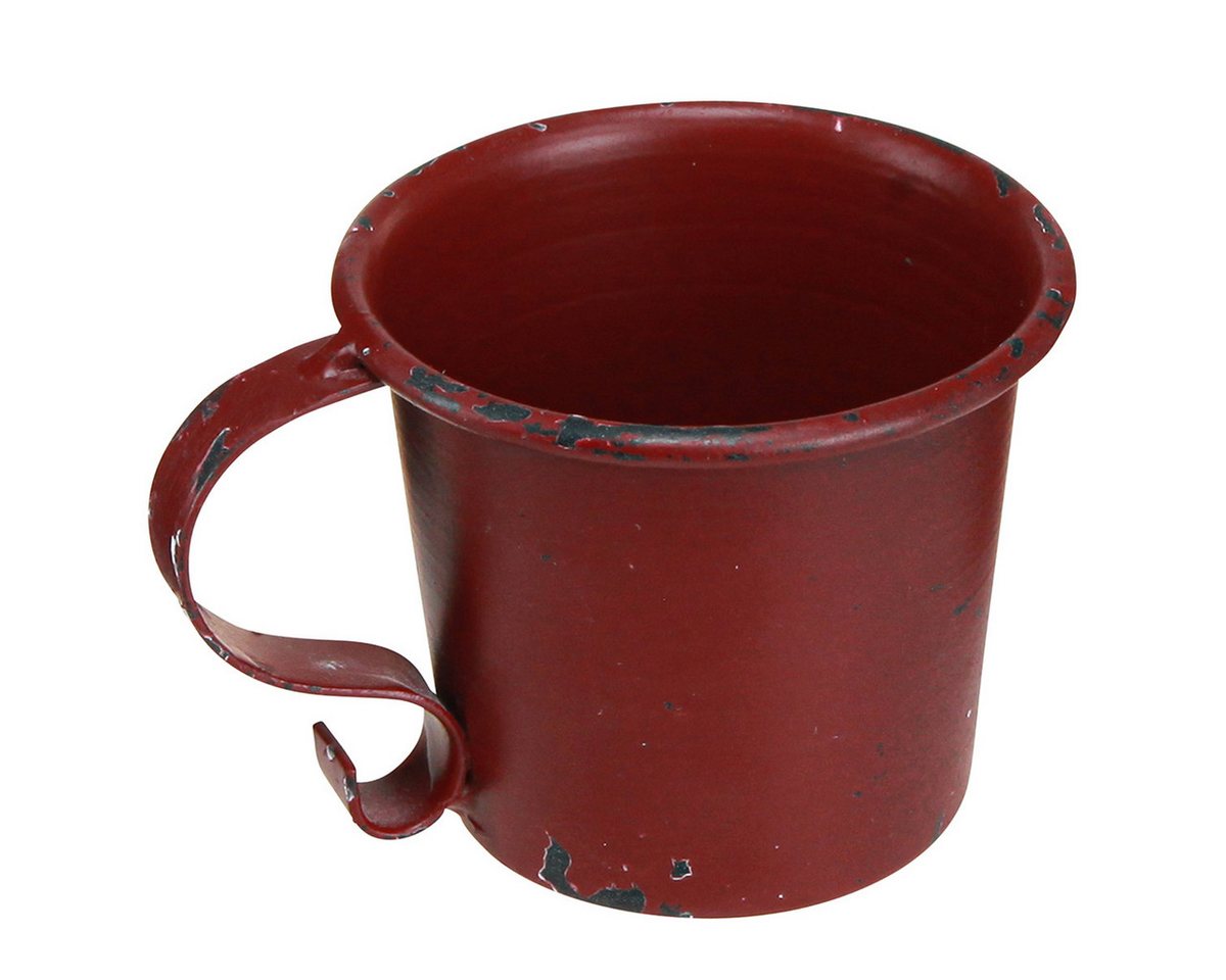 Viana Gartenfigur Stabkerzenhalter Tasse Metall Weinrot Vintage Look 2er-Set Ø7cm H6cm Viana Gartenfigur Stabkerzenhalter Tasse Metall Weinrot Vintage Look 2er-Set Ø7cm H6cm von Viana