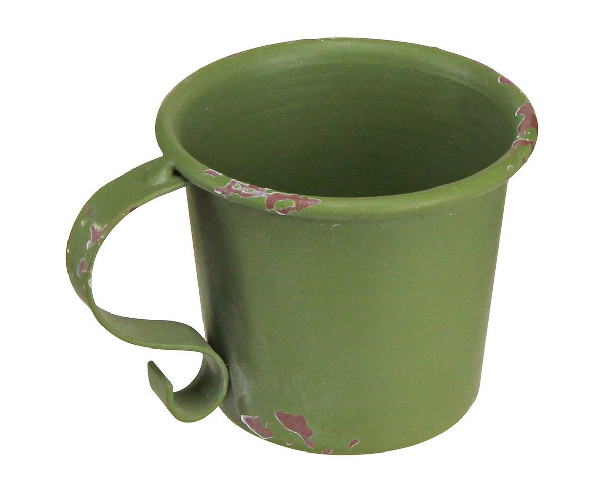 Viana Gartenfigur Vintage Stabkerzenhalter Tassen-Design Grün Metall Ø7cm H6cm 2er-Set Viana Gartenfigur Vintage Stabkerzenhalter Tassen-Design Grün Metall Ø7cm H6cm 2er-Set von Viana