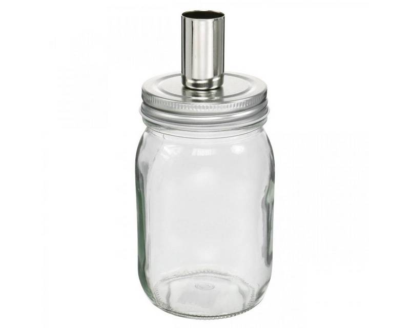 Viana Kerzenhalter 4er Set Deko Glas mit Kerzenhalter Ø8cm H17,5cm - Transparente von Viana