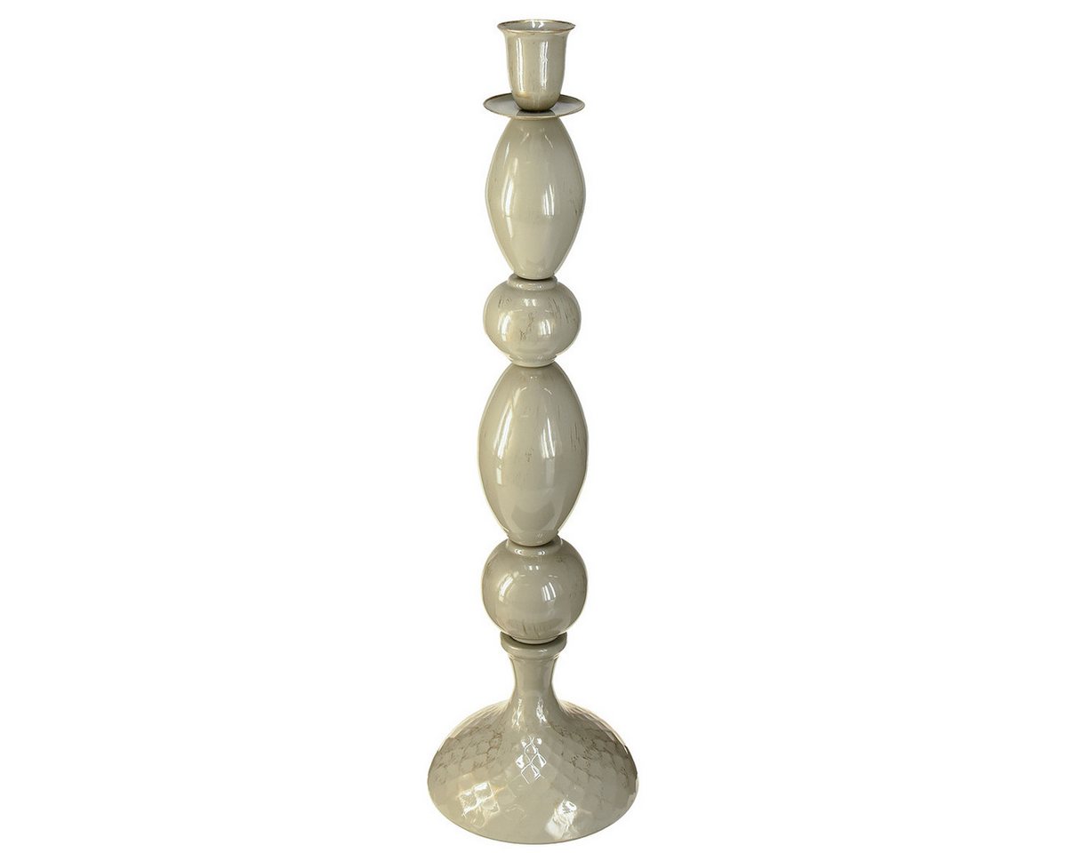 Viana Kerzenhalter Eleganter Stabkerzenhalter Grau Gold Metall 51cm Modern Viana Kerzenhalter Eleganter Stabkerzenhalter Grau Gold Metall 51cm Modern von Viana