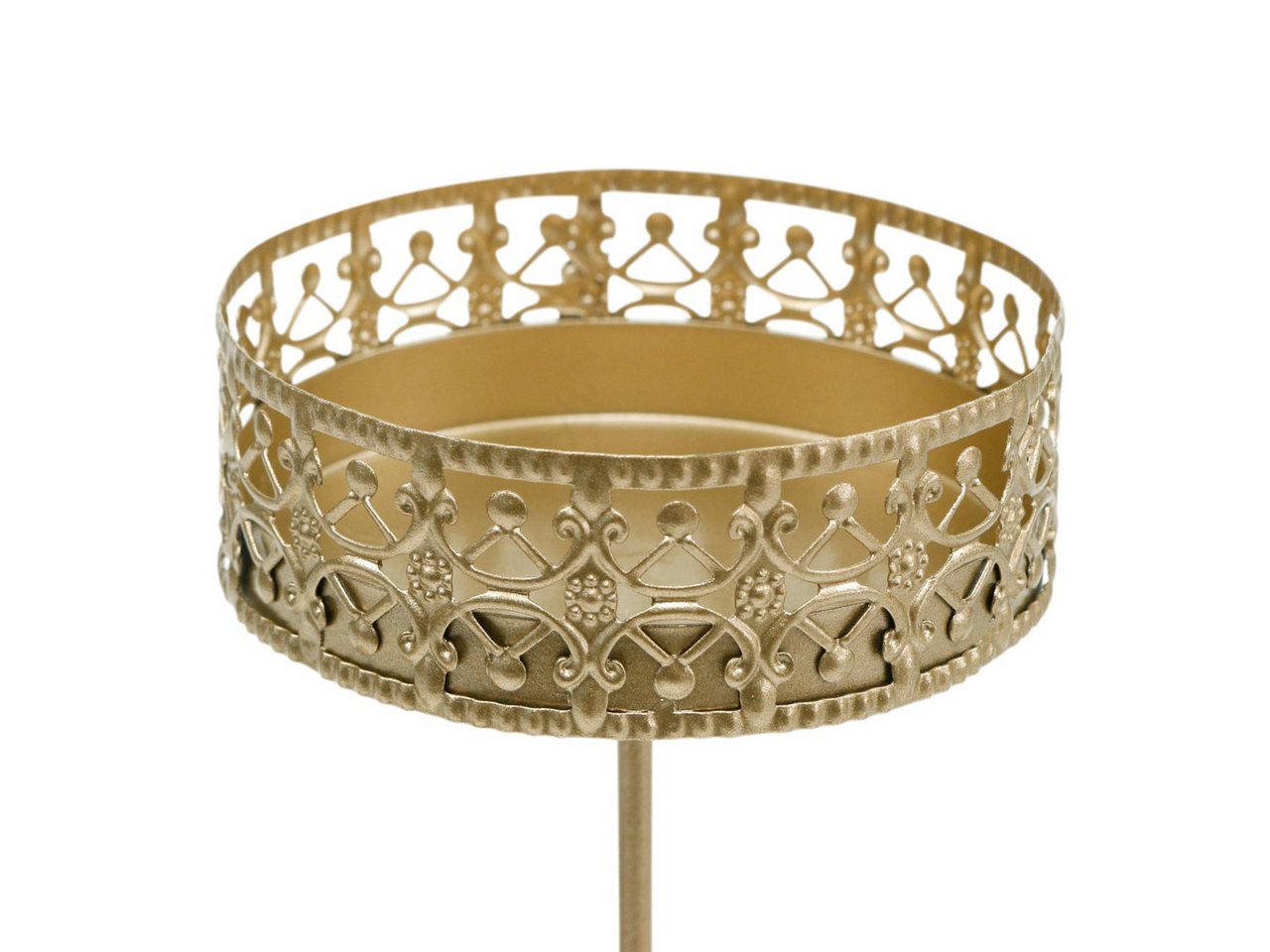 Viana Kerzenhalter Florale Kerzenhalter Goldener Vintage-Stil Ø7,4cm H12,5cm 4er Set Viana Kerzenhalter Florale Kerzenhalter Goldener Vintage-Stil Ø7,4cm H12,5cm 4er Set von Viana