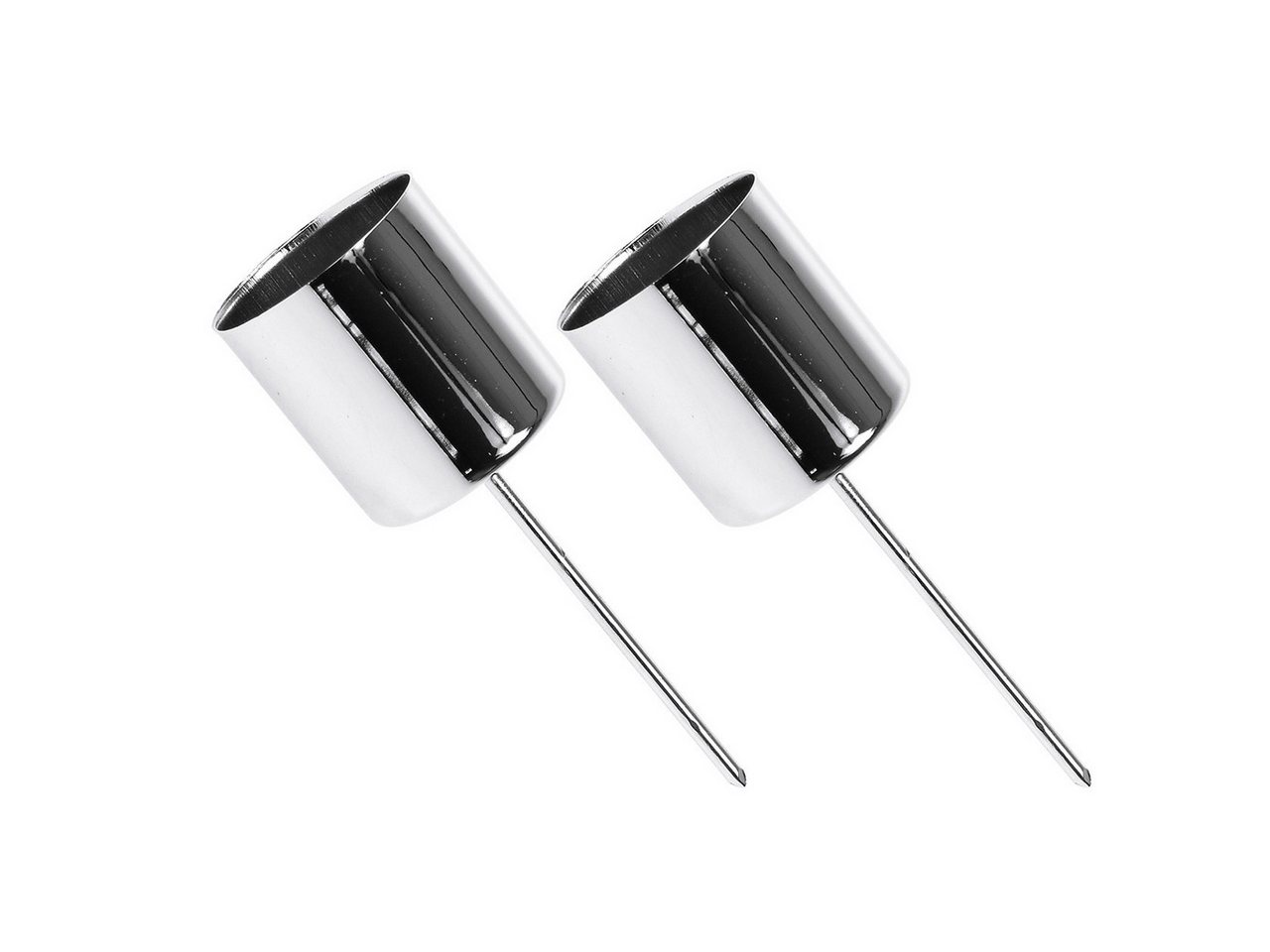 Viana Kerzenhalter Silberner Kerzenhalter Stabkerzen Ø3,5cm Set 4 Stück Deko Viana Kerzenhalter Silberner Kerzenhalter Stabkerzen Ø3,5cm Set 4 Stück Deko von Viana