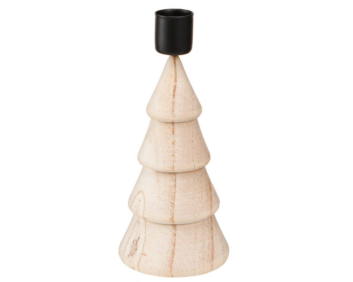 Viana Kerzenhalter Stabkerzenhalter Holz Tannenbaum Natur 16cm 2er Set Viana Kerzenhalter Stabkerzenhalter Holz Tannenbaum Natur 16cm 2er Set von Viana