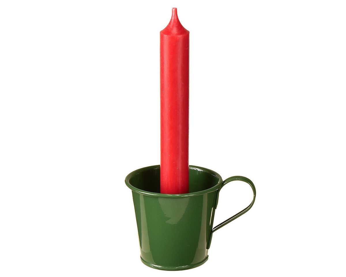 Viana Kerzenhalter Stabkerzenhalter Tasse Dunkelgrün Tischdeko Weihnachten 6er Set Viana Kerzenhalter Stabkerzenhalter Tasse Dunkelgrün Tischdeko Weihnachten 6er Set von Viana