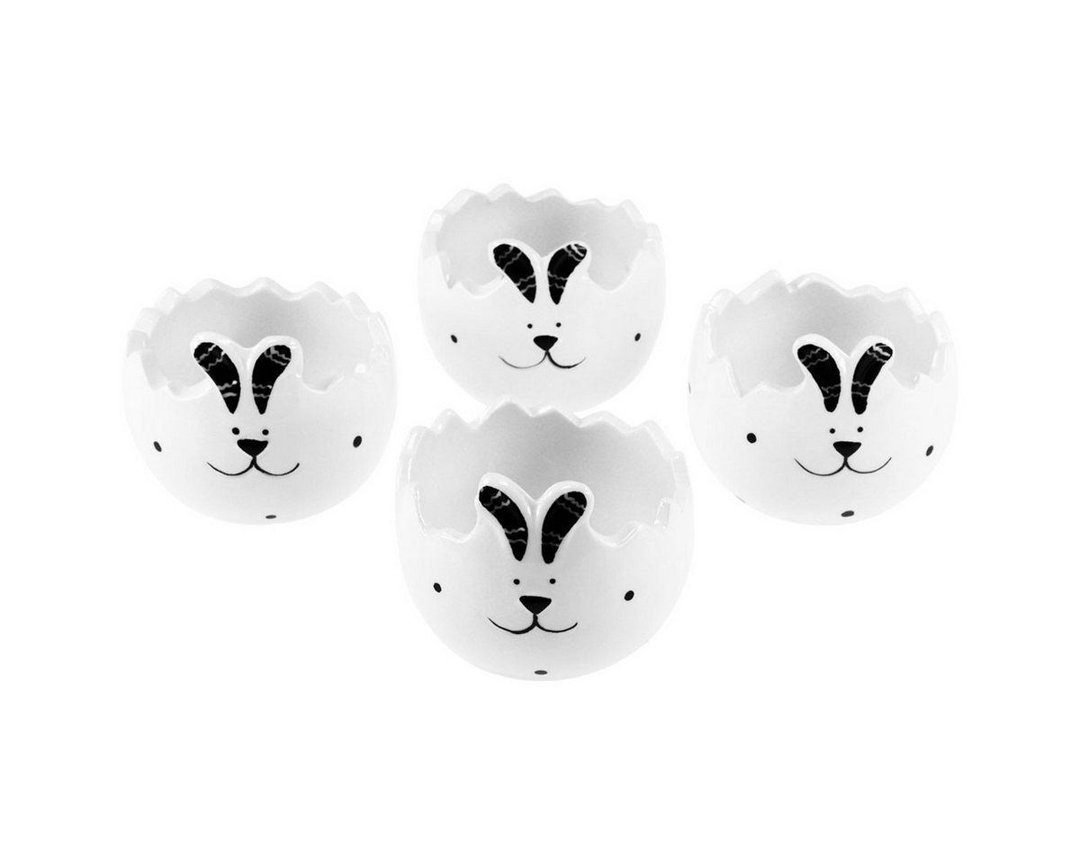 Viana Osterei Keramik Ostereier Deko Übertopf mit Osterhasen 7,5cm 4er Set Blumen Viana Osterei Keramik Ostereier Deko Übertopf mit Osterhasen 7,5cm 4er Set Blumen von Viana