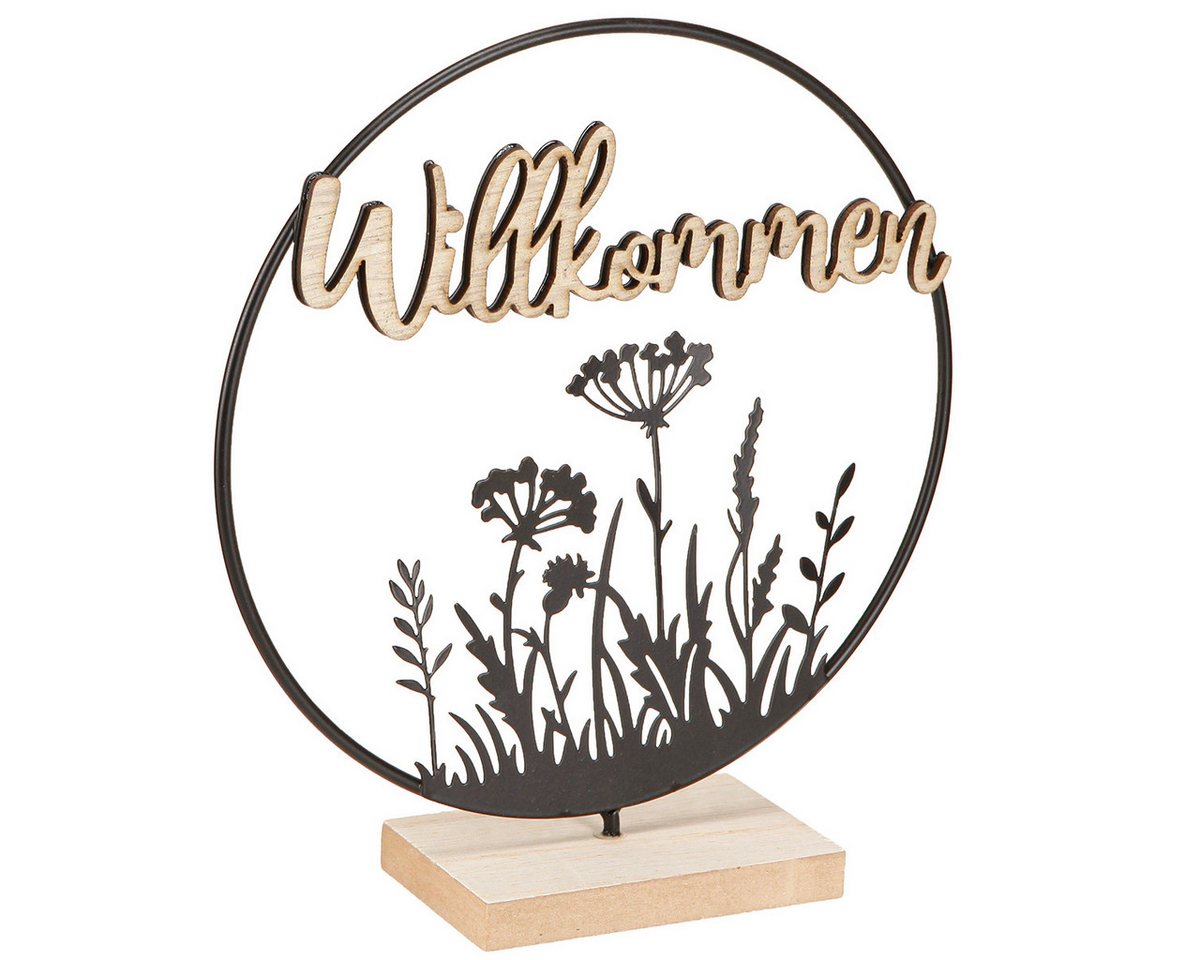 Viana Osterfigur Deko-Ring Schwarz Natur Willkommen Tischdeko Frühling Ø20cm 2er Viana Osterfigur Deko-Ring Schwarz Natur Willkommen Tischdeko Frühling Ø20cm 2er von Viana