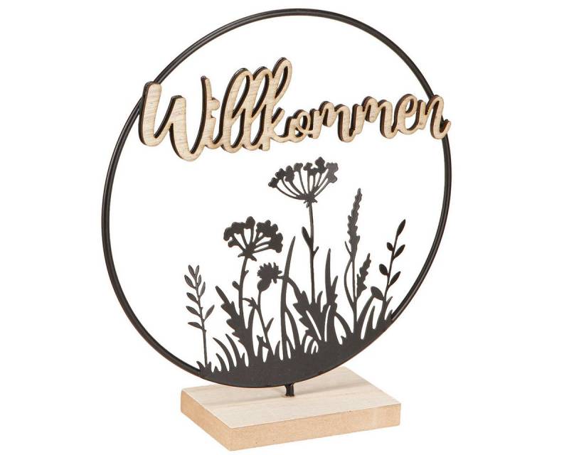 Viana Osterfigur Deko-Ring Schwarz Natur Willkommen Tischdeko Frühling Ø20cm 2er Viana Osterfigur Deko-Ring Schwarz Natur Willkommen Tischdeko Frühling Ø20cm 2er von Viana