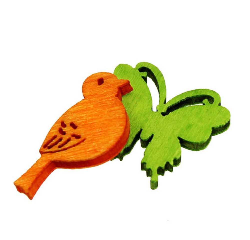 Viana Papierschmetterlinge Deko Vogel und Schmetterling Holz Streudeko bunt 2cm 144 Stk Viana Papierschmetterlinge Deko Vogel und Schmetterling Holz Streudeko bunt 2cm 144 Stk von Viana