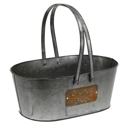 Viana Pflanzkorb Glück aus Metall für Kräuter und Blumenarrangements Viana Pflanzkorb Glück aus Metall für Kräuter und Blumenarrangements von Viana