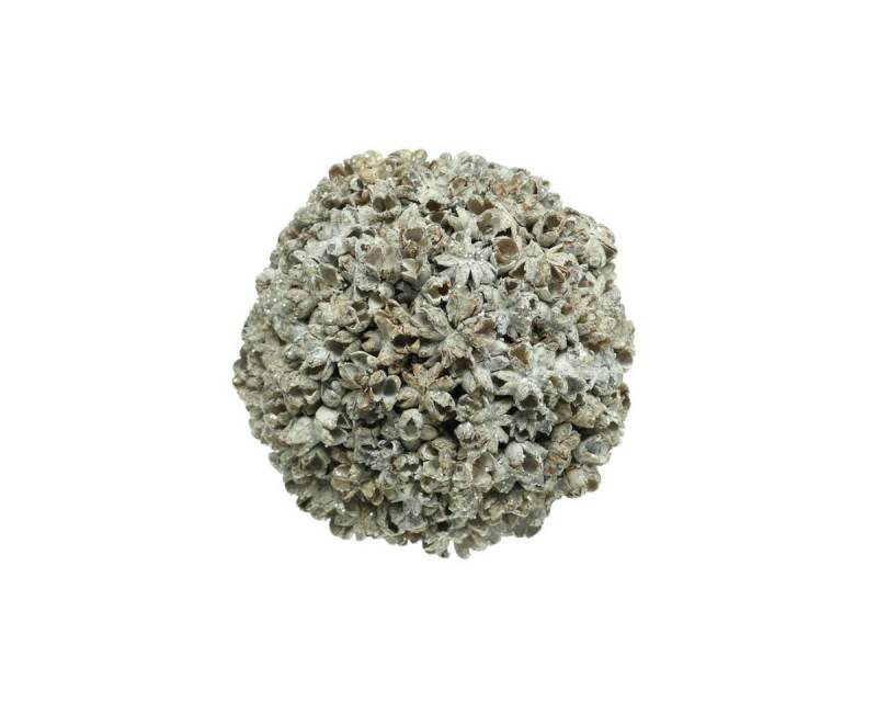 Viana Weihnachtsmann Weihnachtskugel Schneeball Weiß Ø10cm Deko Baum Tisch von Viana