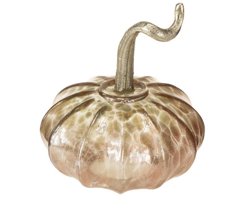 Viana Streudeko Elegante Glaskürbis Tischdeko für Herbst und festliche Anlässe von Viana