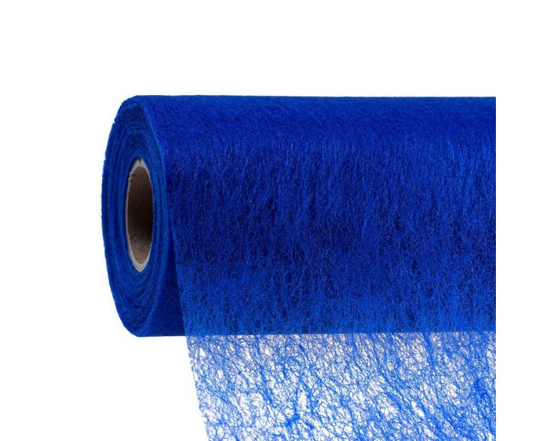 Viana Tischläufer Dekovlies Tischband Blau 23cm x 25m Tischläufer für Dekoration von Viana
