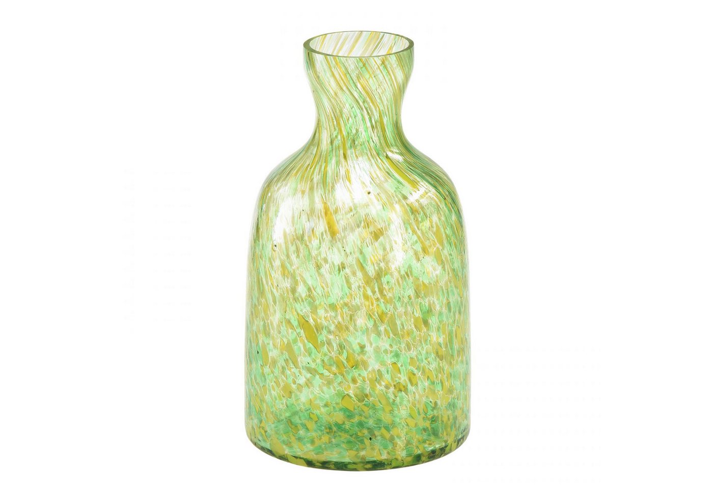 Viana Tischvase Elegante Glasvase Grün Gelb Dekovase Ø10cm H18cm für Tischdeko und Viana Tischvase Elegante Glasvase Grün Gelb Dekovase Ø10cm H18cm für Tischdeko und von Viana