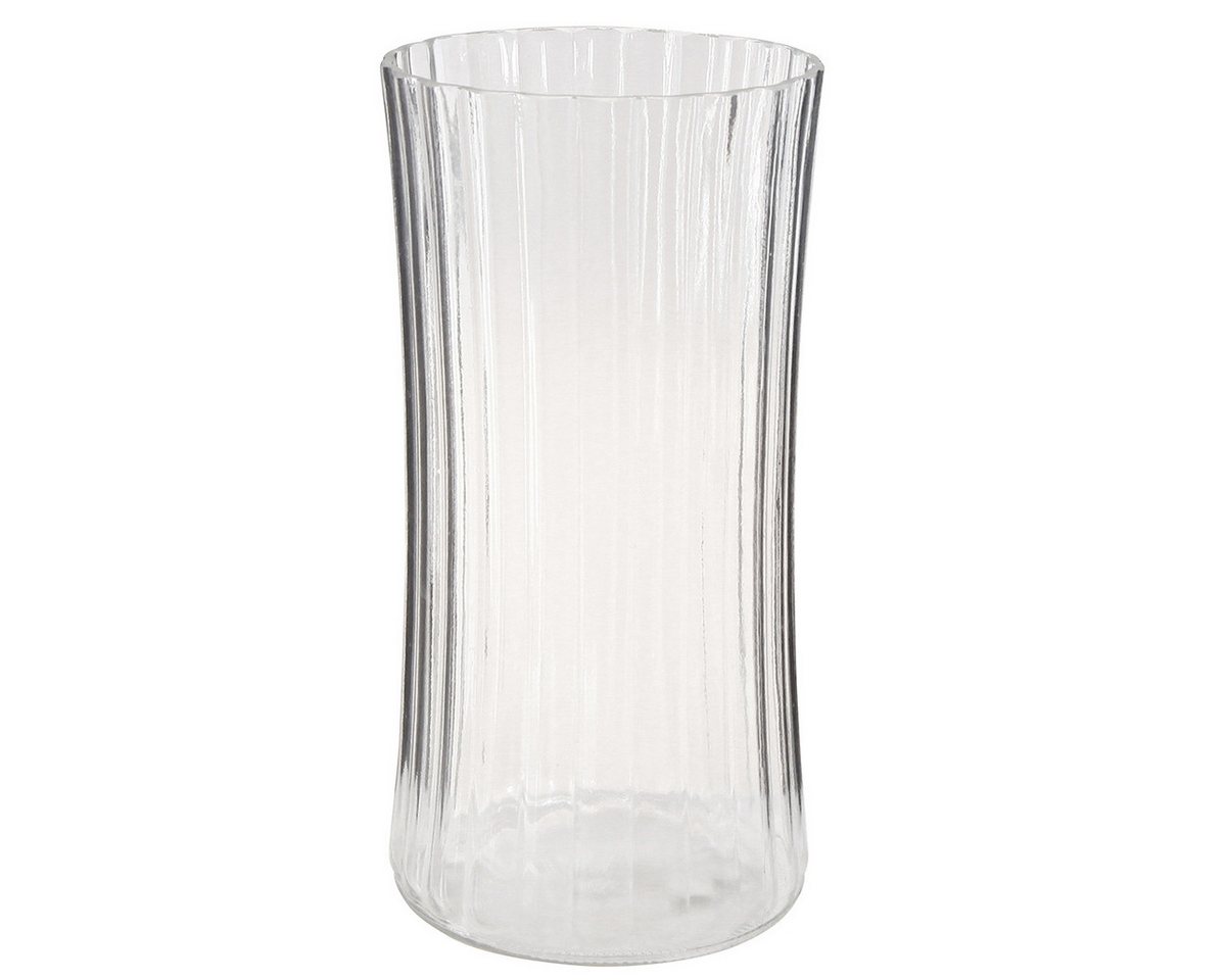 Viana Tischvase Retro Blumenvasen Glas, Klare Vase Ø12cm H24cm, 2er Set Dekoration Viana Tischvase Retro Blumenvasen Glas, Klare Vase Ø12cm H24cm, 2er Set Dekoration von Viana