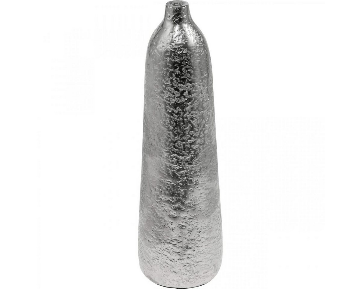 Viana Übertopf Blumenvase Silber Gehämmert - Elegante Metall Vase Ø9,5cm H32cm für Viana Übertopf Blumenvase Silber Gehämmert - Elegante Metall Vase Ø9,5cm H32cm für von Viana