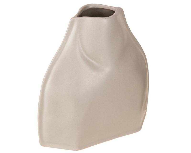 Viana Übertopf Deko Vase Keramik Grau Modern 22×9×22,5cm Elegant von Viana