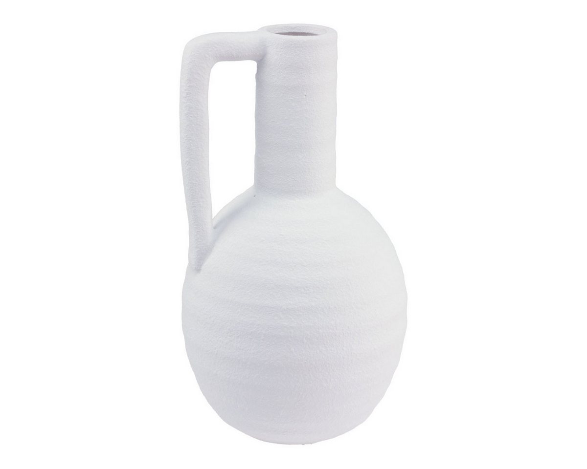Viana Übertopf Elegante Deko Vase Keramik Weiß mit Henkel - Rustikale Blumenvase Viana Übertopf Elegante Deko Vase Keramik Weiß mit Henkel - Rustikale Blumenvase von Viana
