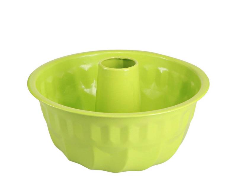 Viana Übertopf Metall Deko Gugelhupf Kuchenform Apfelgrün 23cm vielseitig von Viana