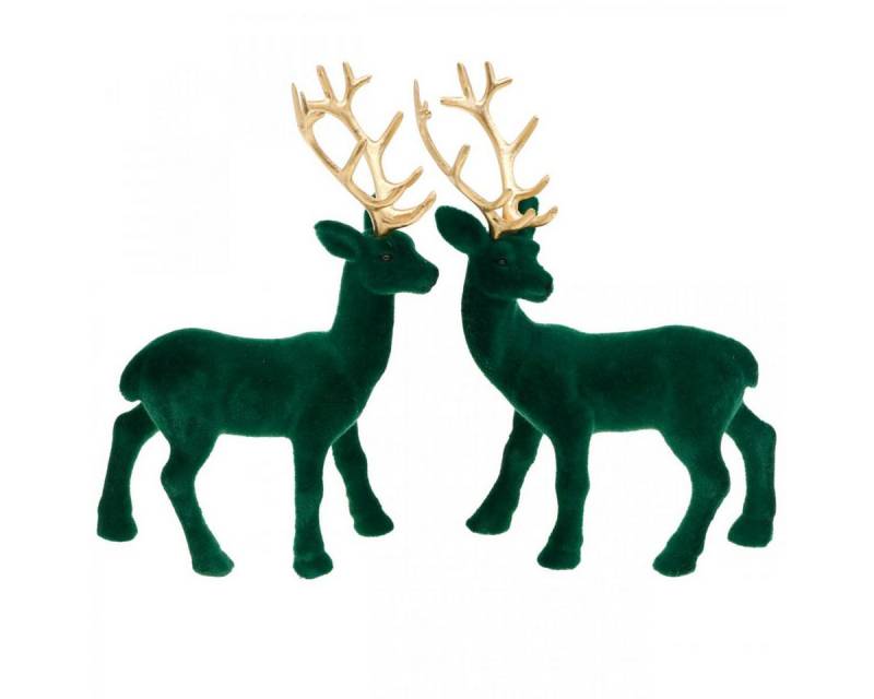 Viana Weihnachtsmann Dekohirsch Figuren für Weihnachten Hirsch Deko für Tisch oder von Viana