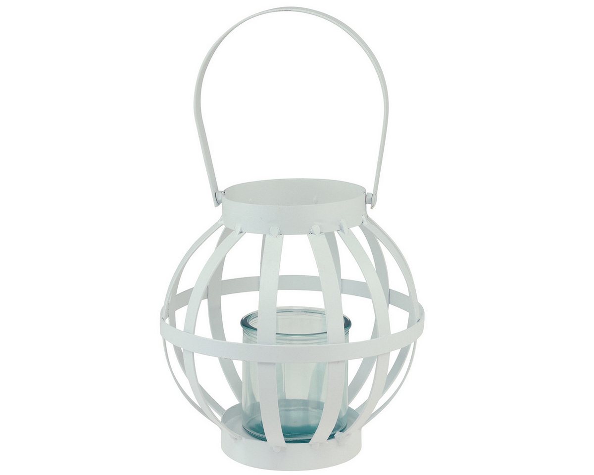 Viana Windlicht Gartenlaterne Hängend Metall Glas Windlicht Weiß Ø18,5cm Viana Windlicht Gartenlaterne Hängend Metall Glas Windlicht Weiß Ø18,5cm von Viana