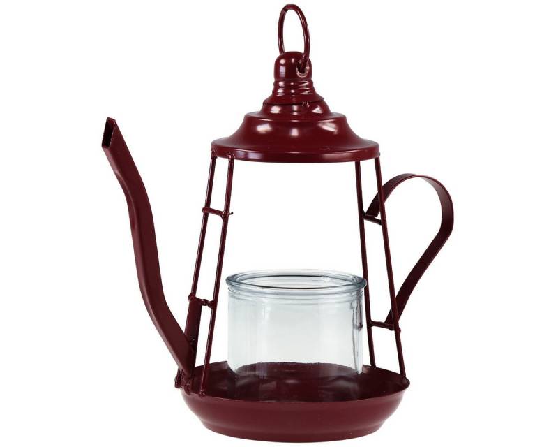 Viana Windlicht Teelichthalter im Vintage Teekannen-Design aus Metall und Glas Viana Windlicht Teelichthalter im Vintage Teekannen-Design aus Metall und Glas von Viana