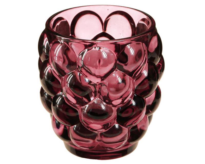 Viana Windlicht Windlicht Berry Glas Deko Teelichthalter Ø9cm H9,5cm Skandi Design von Viana