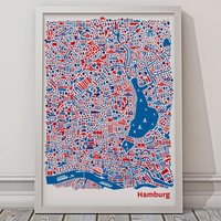 Hamburg Poster Hamburg Poster von VianinaPoster