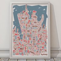 Sydney Poster Sydney Poster von VianinaPoster