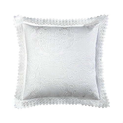 Viantala Kissenbezug 80x50, Baumwolle-Polyester, weiß, 80 x 50 cm von Viantala