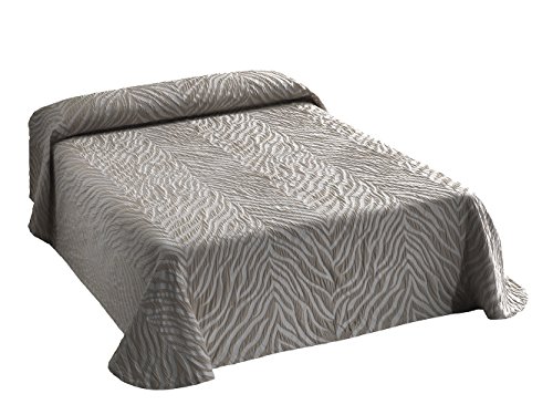 Viantala Tagesdecke Bett 90 180 x 260 cm, Baumwolle Polyester, Beige Intenso, 180X260 von Viantala