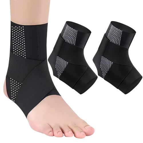 Vibbang Sprunggelenkbandage, Einstellbares bandage fußgelenk, Flexible Knöchelbandage, Orthopädische Fußbandage, Ankle Verstellbare Knöchelbandage für Plantarfasziitis & Achillessehne (36-39) von Vibbang