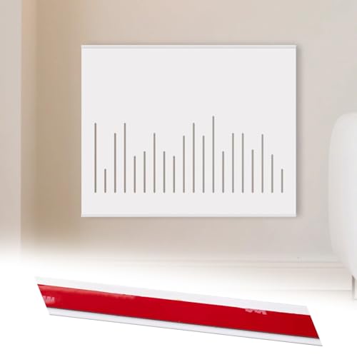 Vibeo Stromkasten verkleidung Atmungsaktive Zählerkastenabdeckung, Selbstklebend, Schiebebarer Sicherungskasten, 40 45 50 60 70 cm, Wandmontierte Sicherungskastenabdeckung(Style C,16x12in/40x30cm) von Vibeo