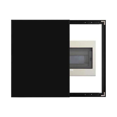 Vibeo Stromkasten verkleidung Dekorative Schiebeabdeckung für Sicherungskästen, Einfarbige Zählerkastenabdeckung, 30 40 50 60 cm Breit, Schalterabdeckung für Den Innenbereich(Style I,20x28in/50x70cm) von Vibeo