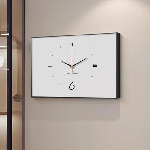 Vibeo Stromkasten verkleidung Große Schalttafelabdeckung mit Uhr, Dekorative Wand-Sicherungskastenverkleidung, Moderne Verteilerverkleidung für Wohnzimmer, Büro(Style A,28x20in/70x50cm) von Vibeo