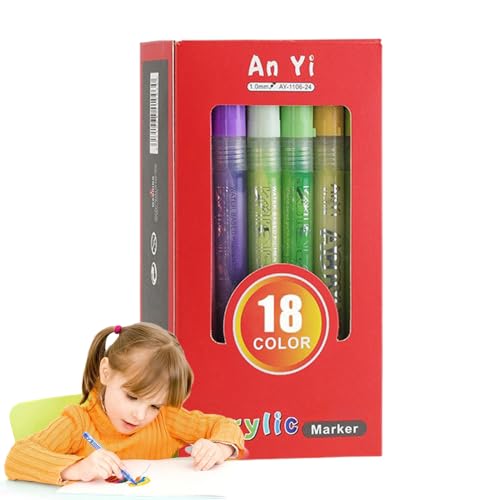 Acrylstifte Für Malerei - Hochpigmentierte Zeichenmarker, Acrylfarbenmarkierungen Set | Wasserdichte Ihre Kreationen Mit AuffäZeichenstifte, Malwerkzeug Für Holz, Leinwand, Stein, Fels, Glas, Keramik Acrylstifte Für Malerei - Hochpigmentierte Zeichenmarker, Acrylfarbenmarkierungen Set | Wasserdichte Ihre Kreationen Mit AuffäZeichenstifte, Malwerkzeug Für Holz, Leinwand, Stein, Fels, Glas, Keramik von Vibhgtf