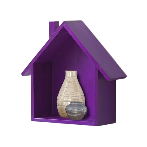 Box in Form eines Hauses, Curio | rustikale Wandaufbewahrung aus Holz in Hausform, einzigartiges Design-Schild für Landhaus, kleine und schöne Dekoration für Kinderzimmer, BOD von Vibhgtf