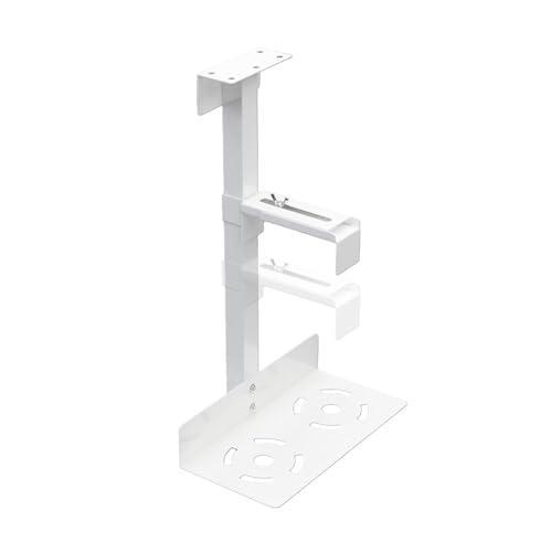 CPU-Halterung unter dem Schreibtisch, Computergehäuse CPU-Halterung, CPU-Wandhalterung, robuste PC-Halterung für die Wandmontage unter dem Schreibtisch mit Höhe und Breite fl von Vibhgtf