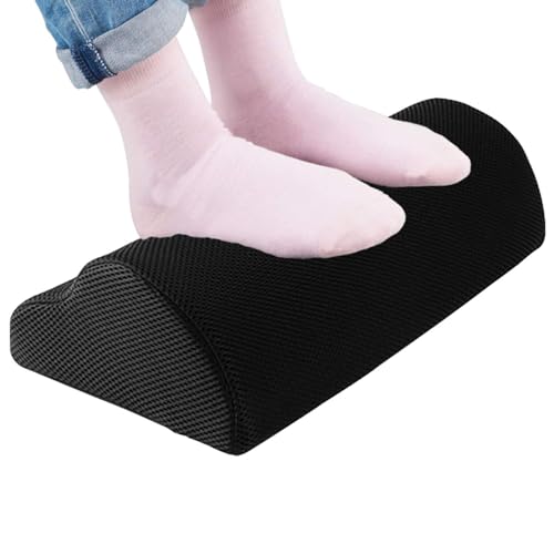 Fußstütze unter dem Schreibtisch: Vielseitiger Hocker, Fußstütze, ergonomisches Kissen aus Memory-Schaum, für Reisen, Büro und Zuhause von Vibhgtf