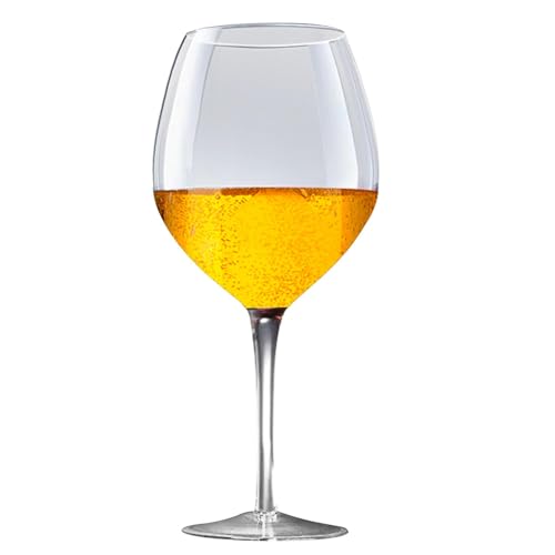 Große Weingläser – Übergroßes Weinglas – Bierglas mit großem Fassungsvermögen von 3,2 l, Rotweingläser für Bier, große Biergläser, Weingläser mit großem Capac-Weingläser von Vibhgtf