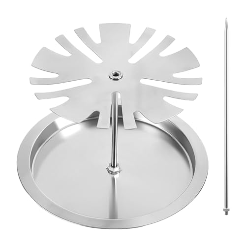 Hähnchenschenkelhalter für Grill, Hähnchenschenkelhalter für Grill, Hähnchenschenkelhalter aus Edelstahl, Hähnchenflügelgitter mit Abtropfschale, Sop von Vibhgtf