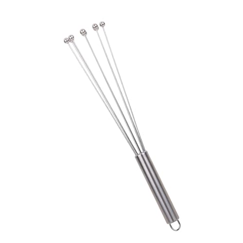 Handbuch Eierschläger - Handmixer aus Edelstahl, Handheld -Backmixer | Creme Non Electric Handheld Purpe, Eier Teig perfekte effiziente rührende schaumige Küchengeräte langlebig von Vibhgtf