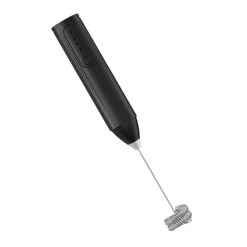 Kaffee schnurloser Kutsche - wiederaufladbare Milks Frother, Handheld Electric Coffe | Batteriebetriebene Milchbrüder, Schaumkaffeesmischer abnehmbar Edelstahl Whisk Latte Cappuccino Matcha von Vibhgtf