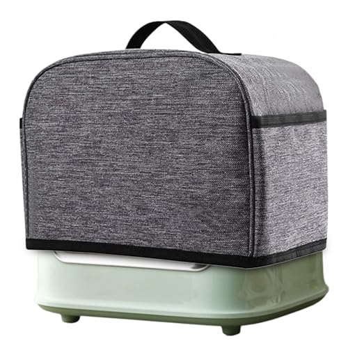 Küchen Toaster Staubschutz – Robuste Hülle für Zwei-Scheiben Brot Toaster | Geräteschutz mit Anti- Stoff, Leicht zu Reinigen, Fach für Utensilien, Messer, Zange und Kleine Küchenhelfer von Vibhgtf