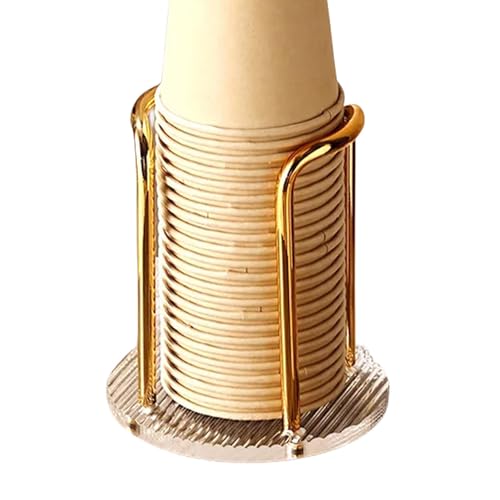 Papierbecherregal – Kaffeegläser-Organizer | Halterung für Becherdeckel, offenes Design, robuster und eleganter Schreibtisch-Organizer für Arbeitsplatte, Ruhebaum, von Vibhgtf