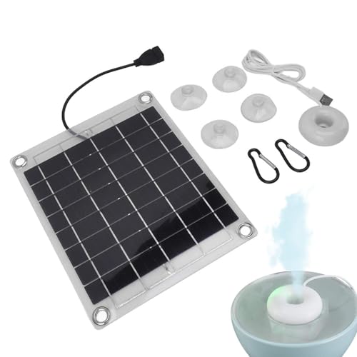 Schwimmender Wasserbefeuchter – Mini-Luftbefeuchter mit doppelseitiger transparenter Platte, 20 W | Energiesparende Wasserpumpe. Gartenbedarf für Aquarium und von Vibhgtf