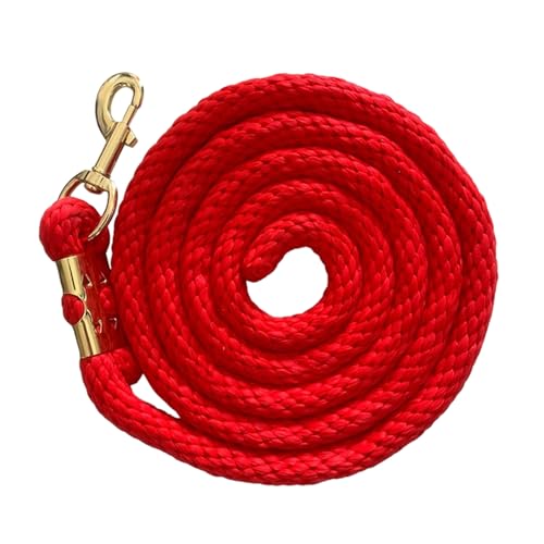 Trainingsseil für, Trainingsseil, langes Seil, Haustierzubehör, Gehgurt, Pferdestärke, 6,5 Fuß Riemen mit Bull Snop -Abzug von Vibhgtf