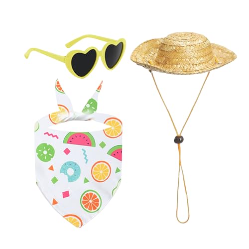 Verandagänse Kostüme,Outdoor Gänse Outfits - Sonnenbrillen Mit Tieroptik Und Strohhüte Im Urlaub Stil Für Hochzeiten Gartenfeste Poolpartys Und Innendekoration von Vibhgtf